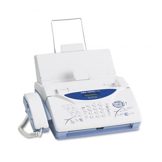 Brother IntelliFAX 1270E Owner's Manual