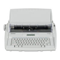 Brother ML 300 - Electronic Display Typewriter User Manual