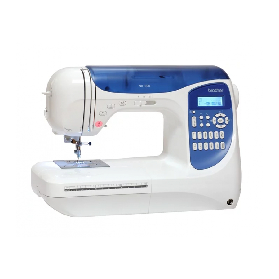 BROTHER NX600 SEWING MACHINE OPERATION MANUAL ManualsLib