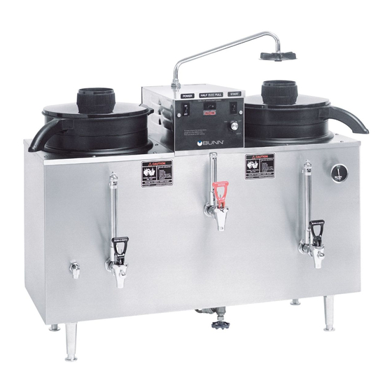 BUNN U3A COFFEE MAKER OPERATING & SERVICE MANUAL ManualsLib