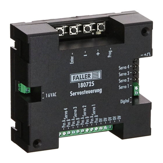 Faller 180725 Instruction Manual