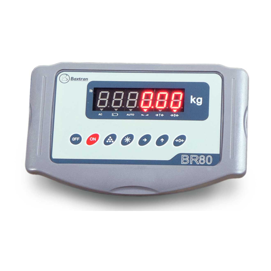 Baxtran BR80 User Manual