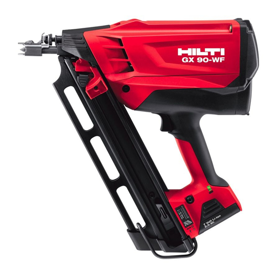 Hilti GX 90-WF Operating Instructions Manual