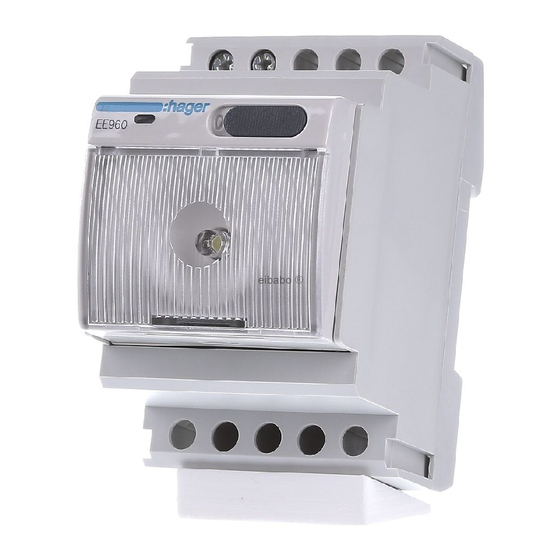 Hager | EE960 | Lampe compacte 230V 50/60Hz - Lampe à incandescence pour armoire 1W 230V EE960 | Lampe