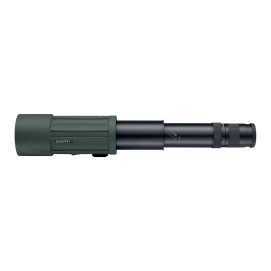 SWAROVSKI OPTIK CTC INSTRUCTIONS FOR USE AND CARE, WARRANTY CARD Pdf