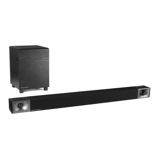 KLIPSCH CINEMA 400 MANUAL Pdf Download ManualsLib
