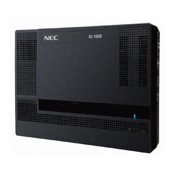 NEC SL1000 Getting Started Manual