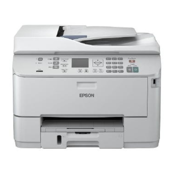 Epson WorkForce Pro WP-4592 Instruction