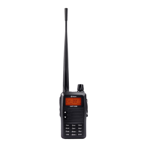 User Manuals: Alan HP108/408 VHF/UHF Transceiver