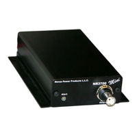 Novus NR3700-G-PPS User Manual