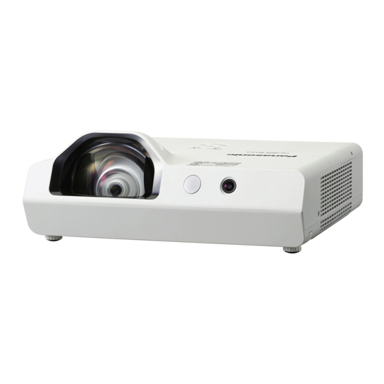 Panasonic PT-TW380U Operating Instructions Manual