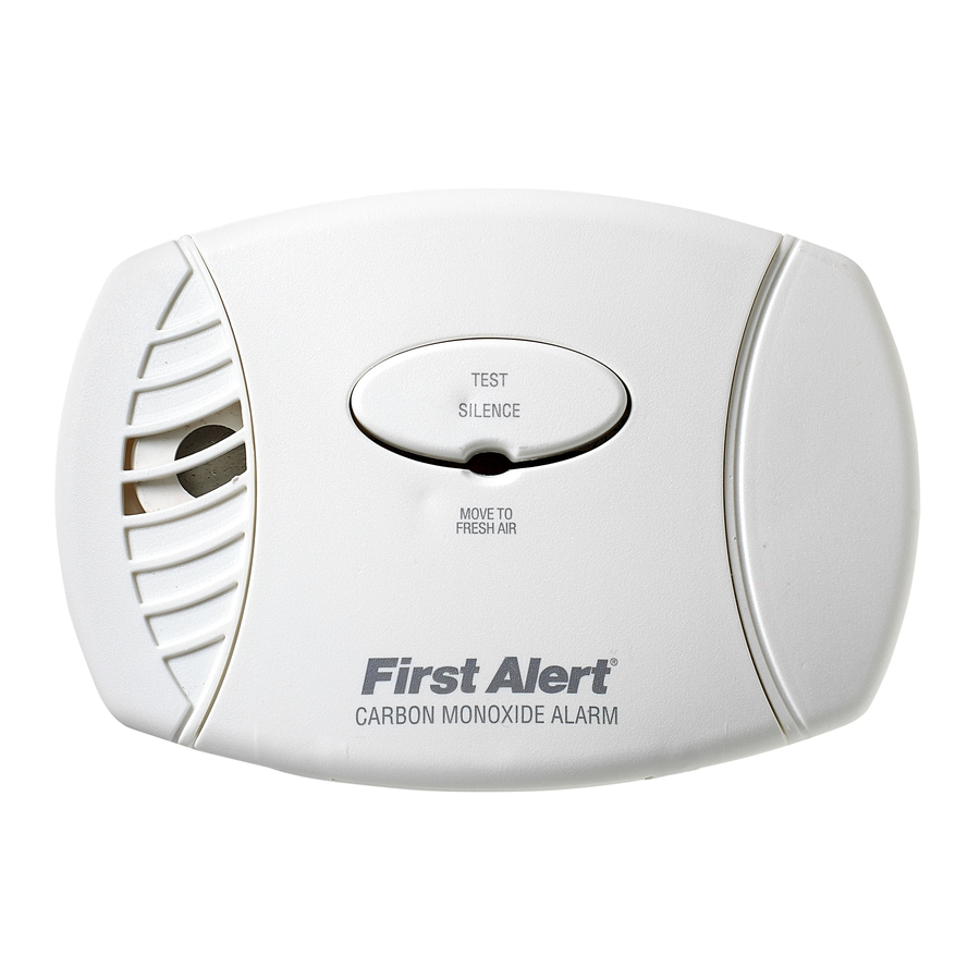 First Alert CO606A - 120V Plug-In Carbon Monoxide Alarm Manual