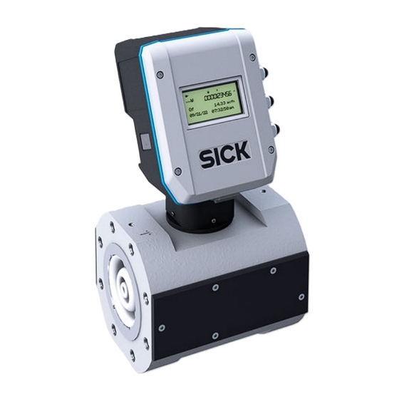 SICK FLOWSIC550 Operating Instructions Manual