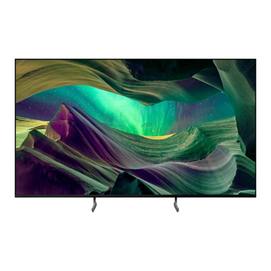 Sony BRAVIA KD55X85L Setup Manual