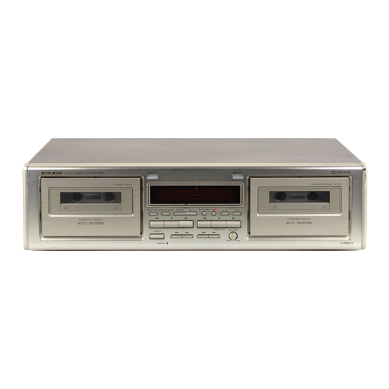 Onkyo TA-RW211 Service Manual