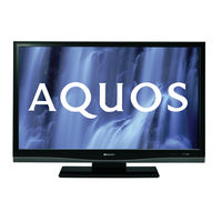 Sharp Aquos LC-42X20S Operation Manual