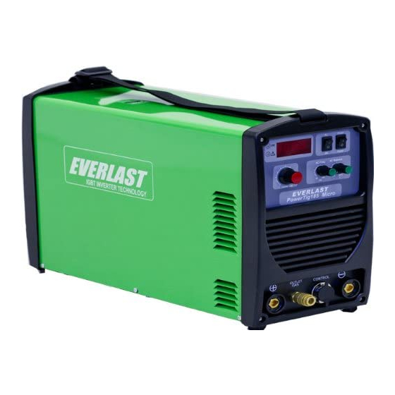 Everlast PoweTig 185 Micro Operator's Manual