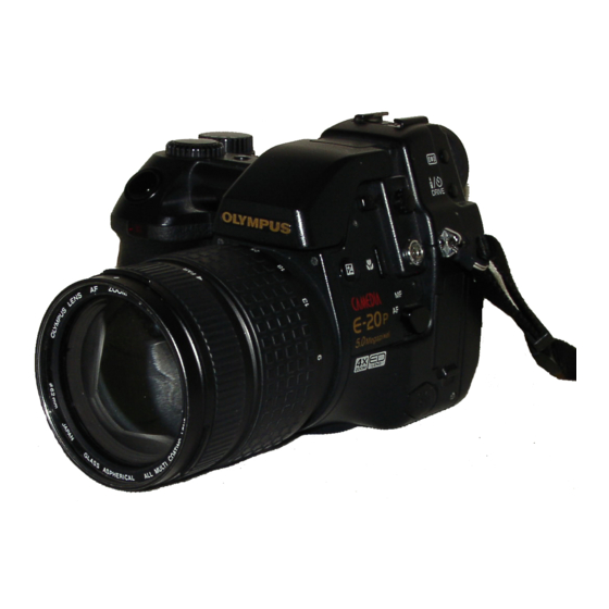 Olympus CAMEDIA E-20 Quick Start Manual