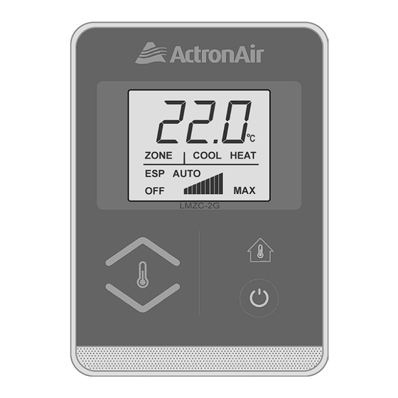 ActronAir LM-ZC-2W Operation Manual