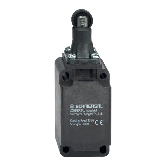 schmersal T 335 AS Operating Instructions Manual
