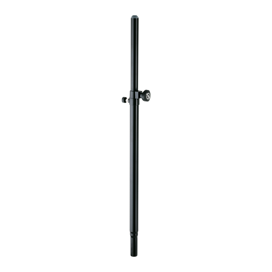 Konig & Meyer 21356 Quick Manual