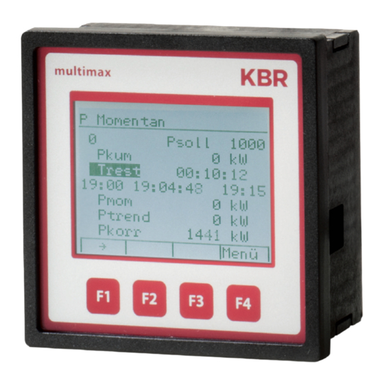 KBR multimax 3D6 User Manual