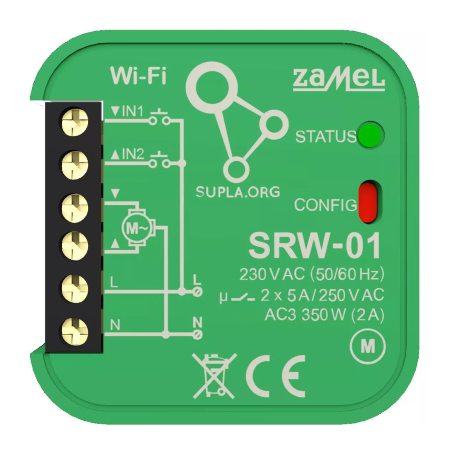 Zamel supla SRW-01 Quick Start Manual