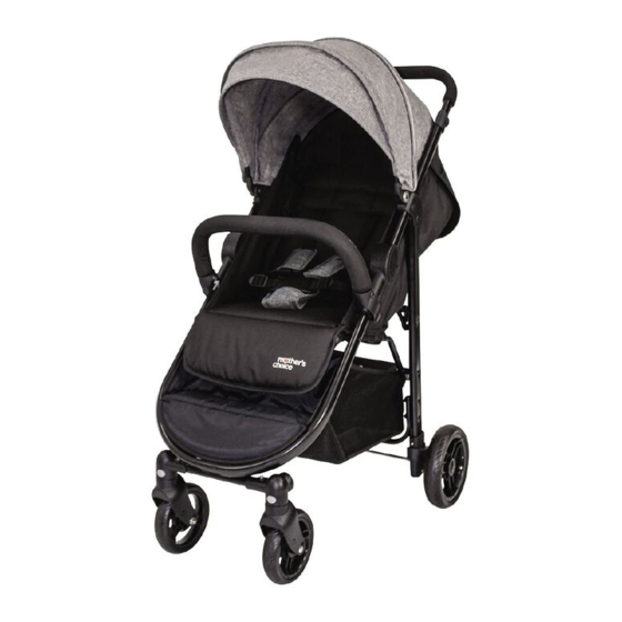 mothers choice ebony 3 wheel stroller