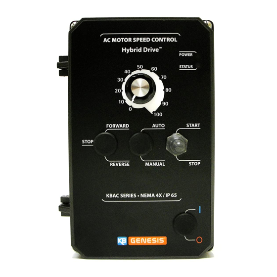 KB GENESIS KBAC SERIES INSTALLATION & OPERATION MANUAL Pdf Download