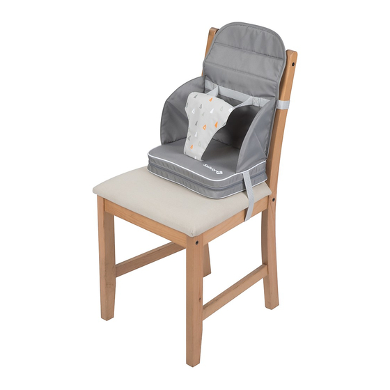 SAFETY 1ST TRAVEL BOOSTER INSTRUCTIONS FOR USE & WARRANTY Pdf Download