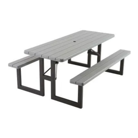 Lifetime Folding Picnic Table Instructions