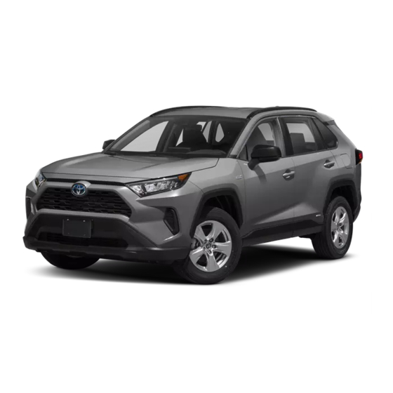 Toyota RAV4 Hybrid 2020 Quick Reference Manual