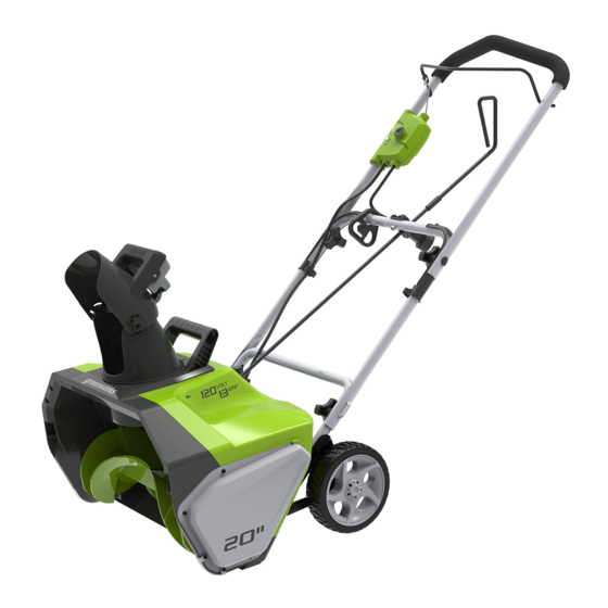 GREENWORKS 2600502 OPERATOR