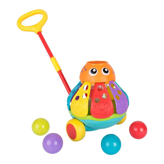 PLAYGRO Push Along Ball Popping Octopus Quick Start Manual