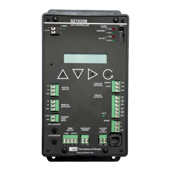 TCS SZ1025b Product Manual