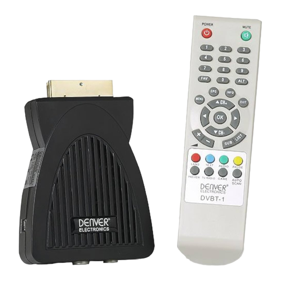 Denver DVBT-1 User Manual