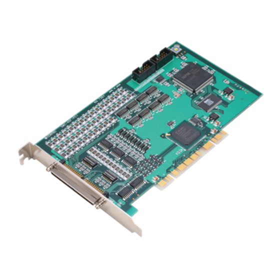 User Manuals: Contec SMC-4DF-PCI Motion Control Board