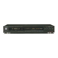 Technics Quartz ST-G45A Operating Instructions Manual