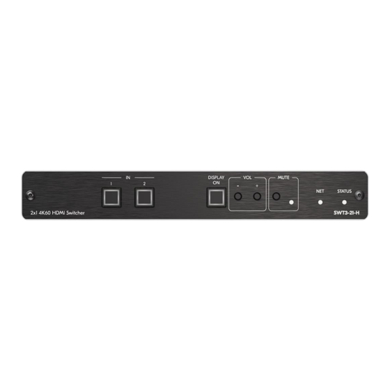 Kramer SWT3-41-H User Manual