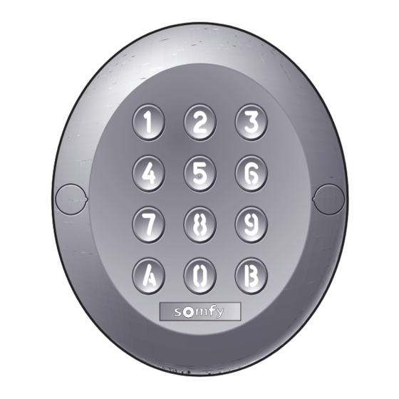 SOMFY CODETASTER 5014046 Installation Manual