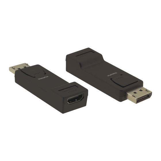 User Manuals: Kramer FODPM Optical DisplayPort Cable
