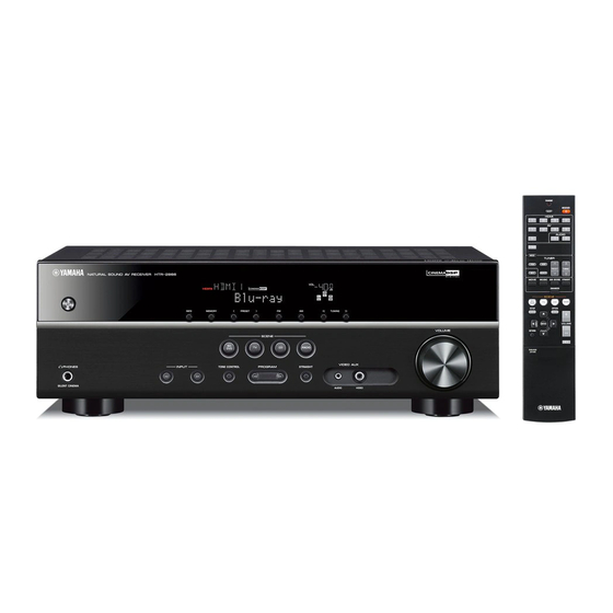 User Manuals: Yamaha HTR-2866 AV Receiver