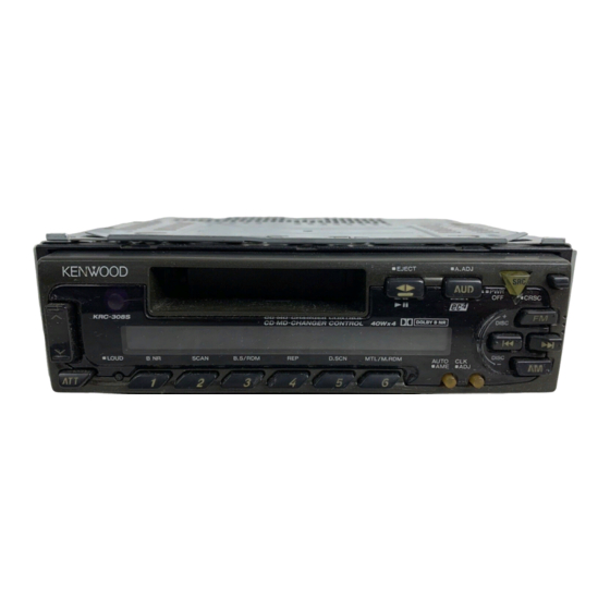 Kenwood KRC-408 Instruction Manual