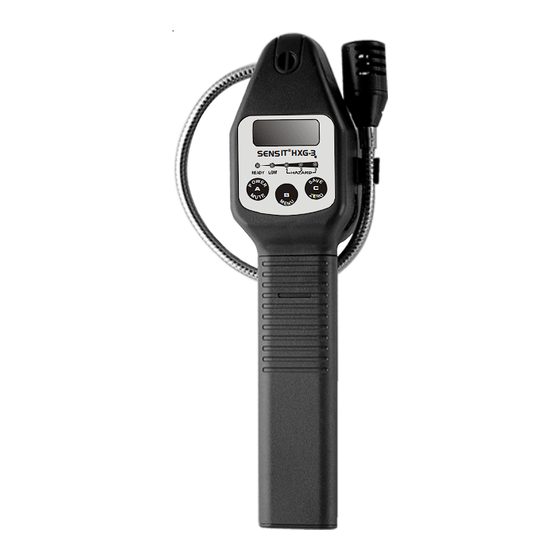 Sensit HXG-3 Instruction Manual