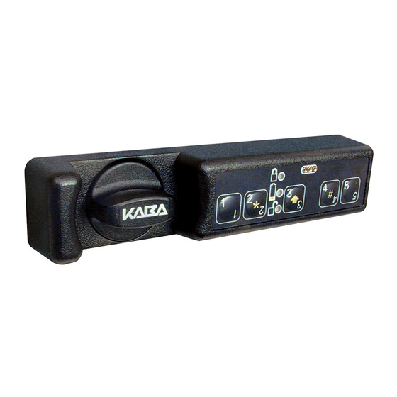 Kaba Mas Unicon CL Series Installation Instructions