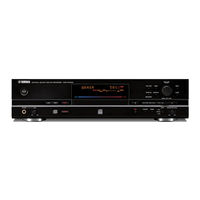 Yamaha CDR HD1500 - CD Recorder / HDD Owner's Manual
