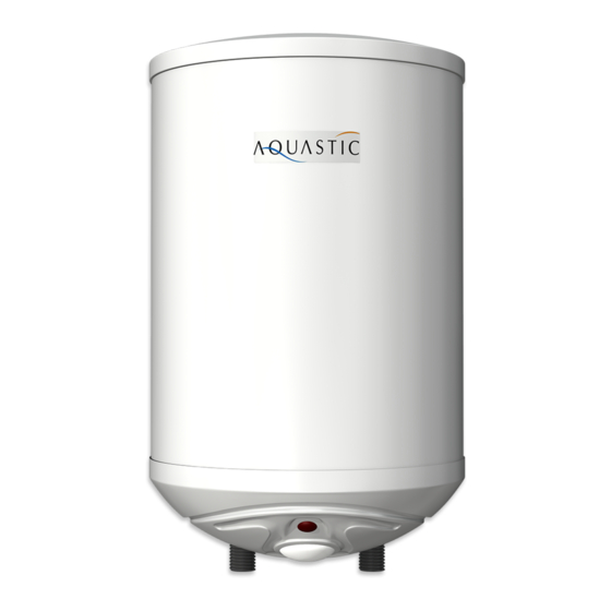 Aquastic AQ10F Instructions For Installation And Use Manual