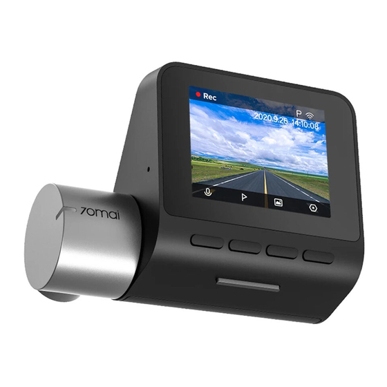70mai Dash Cam Pro Plus+ User Manual