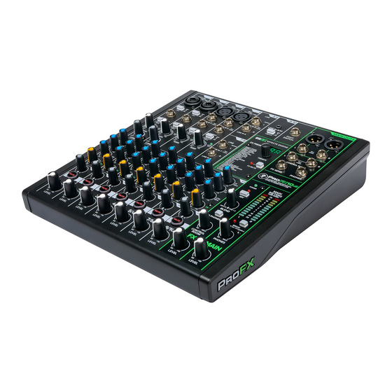 MACKIE PROFX V3 SERIES QUICK START MANUAL Pdf Download ManualsLib