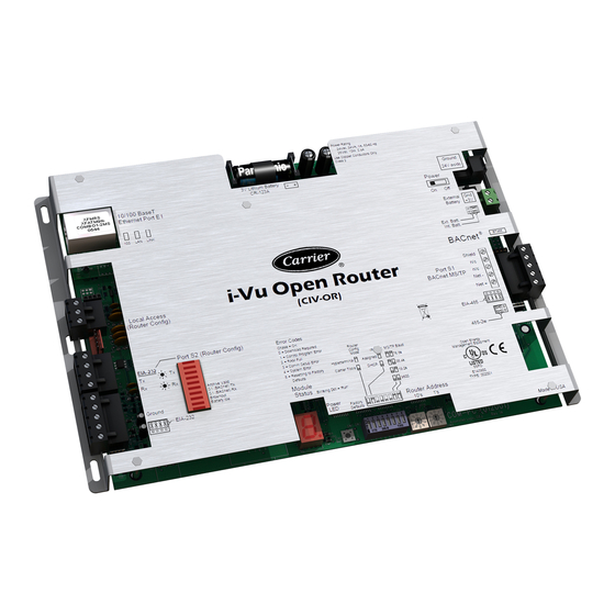 CARRIER IVU CIVOR INSTALLATION AND STARTUP MANUAL Pdf Download